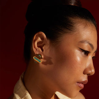 Stylized Arch Earrings