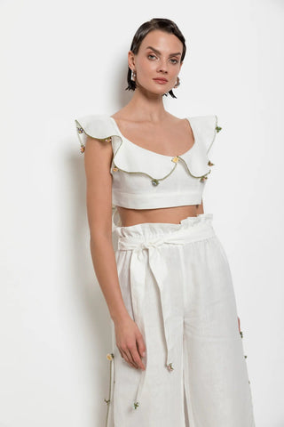 Adalya Crop Top - Maison OrientLINOYAMaison OrientClothing