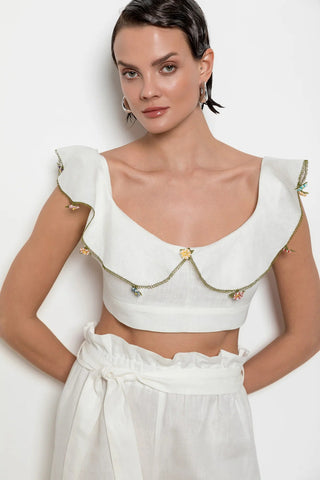 Adalya Crop Top - Maison OrientLINOYAMaison OrientClothing