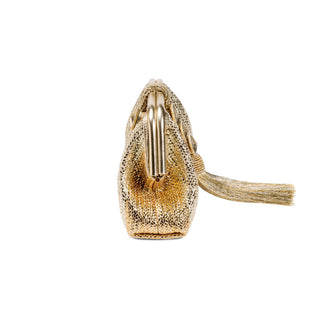 Alessa Gold & Silver Pouch Bag