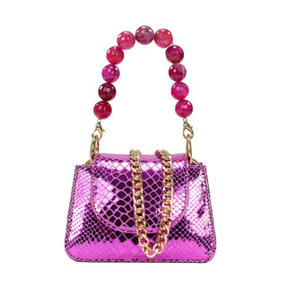Aliel Metallic Fuchsia Horra - Maison OrientAlielMaison OrientMini Bags