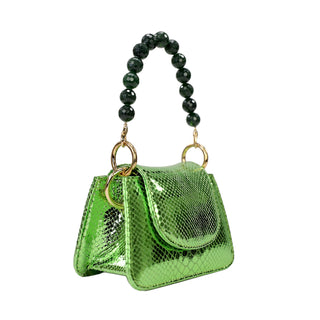 Aliel Metallic Green Horra - Maison OrientAlielMaison OrientMini Bags