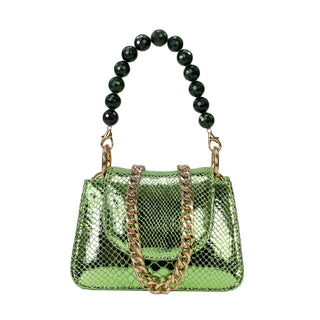 Aliel Metallic Green Horra - Maison OrientAlielMaison OrientMini Bags