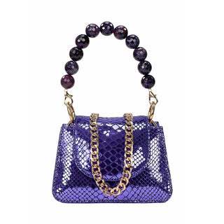 Aliel Metallic Purple Horra - Maison OrientAlielMaison OrientMini Bags