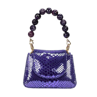 Aliel Metallic Purple Horra - Maison OrientAlielMaison OrientMini Bags