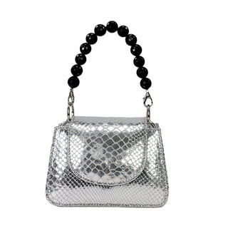 Aliel Metallic Silver Horra - Maison OrientAlielMaison OrientMini Bags