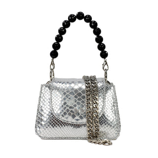 Aliel Metallic Silver Horra - Maison OrientAlielMaison OrientMini Bags