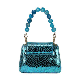 Aliel Metallic Turquoise Horra - Maison OrientAlielMaison OrientMini Bags