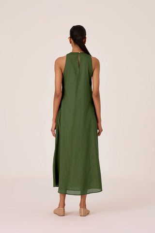 Amani Green Embroidered Dress - Maison OrientThe Summer HouseMaison OrientDresses