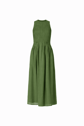 Amani Green Embroidered Dress - Maison OrientThe Summer HouseMaison OrientDresses