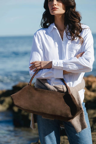 AMBER FOLD BAG SUEDE - Maison OrientCABAMaison OrientHandbags