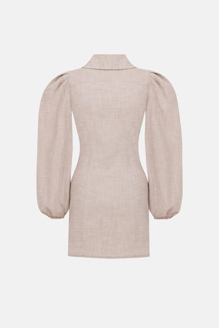 AMBER SHIRT DRESS / BEIGE - Maison OrientNAIAMaison OrientClothing