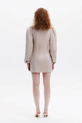 AMBER SHIRT DRESS / BEIGE - Maison OrientNAIAMaison OrientClothing