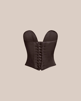 Arcadia Corset Chocolate Plum - Maison OrientScarlett GasqueMaison OrientTop