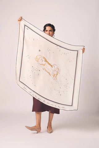 Aries Printed Satin Scarf - Maison OrientThe Summer HouseMaison OrientScarves
