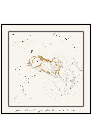 Aries Printed Satin Scarf - Maison OrientThe Summer HouseMaison OrientScarves