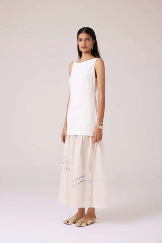 Astra White Embroidered Maxi Dress - Maison OrientThe Summer HouseMaison OrientDresses