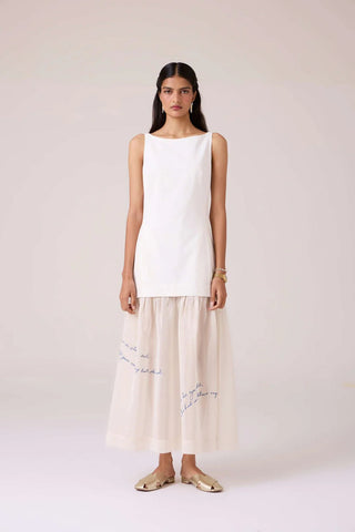 Astra White Embroidered Maxi Dress - Maison OrientThe Summer HouseMaison OrientDresses