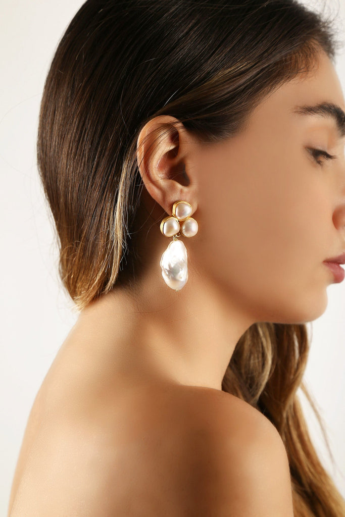 AUDREY in Baroque Pearls - Maison OrientChadia HamatiMaison OrientEarrings