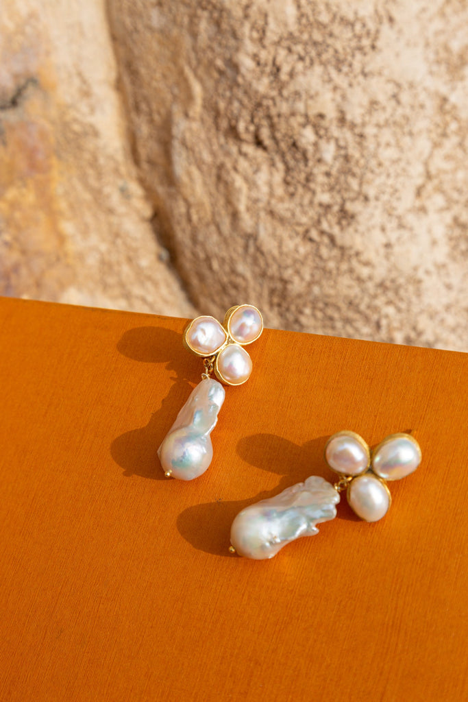 AUDREY in Baroque Pearls - Maison OrientChadia HamatiMaison OrientEarrings