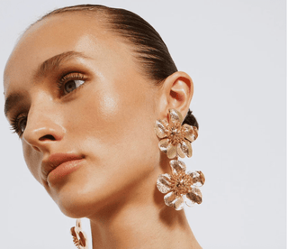 Aurora Wild Rose Drop Earrings - Maison OrientNinonMaison OrientJewelry