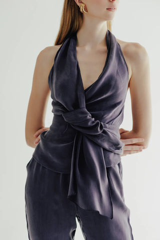 BEXI %100 Vegan Silk Top - Maison OrientCOMETESMaison OrientClothing