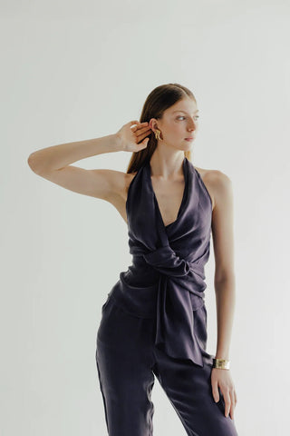 BEXI %100 Vegan Silk Top - Maison OrientCOMETESMaison OrientClothing