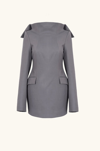 BLAZER DRESS WITH ВАСК FASTENING - Maison OrientKris MaranMaison OrientClothing