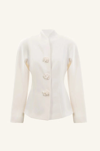 BLAZER WITH ROSE BUTTONS - Maison OrientKris MaranMaison OrientClothing