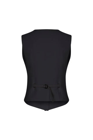 Brita Linen Vest in Black - Maison OrientNazli CerenMaison OrientClothing