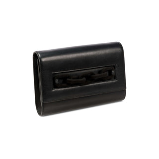 Catena black leather day-to-night bag - Maison OrientSerena UziyelMaison OrientClutch