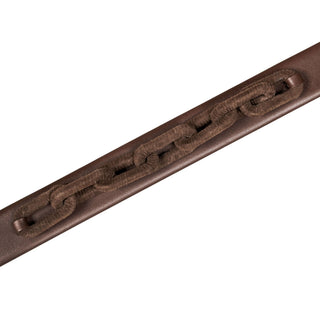 Catena brown leather and suede belt - Maison OrientSerena UziyelMaison OrientBelt