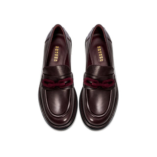 Catena burgundy flat moccasin - Maison OrientSerena UziyelMaison OrientMoccasin
