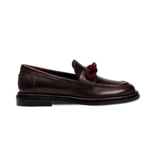 Catena burgundy flat moccasin - Maison OrientSerena UziyelMaison OrientMoccasin