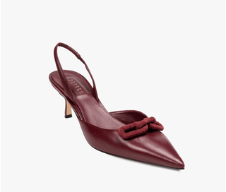 Catena Burgundy Slingback Mule Pump - Maison OrientSerena UziyelMaison OrientShoes