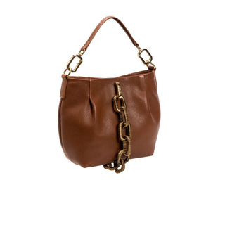 Catena camello leather small shoulder pouch - Maison OrientSerena UziyelMaison OrientShoulder Bag