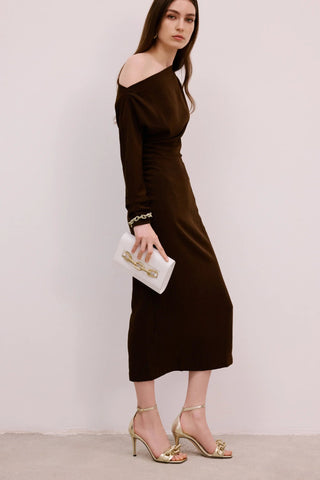 Catena Gold High - Heel Ankle Sandal - Maison OrientSerena UziyelMaison OrientShoes