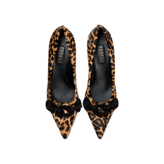 Catena leopard-print calf hair high-heel pump - Maison OrientSerena UziyelMaison OrientPump