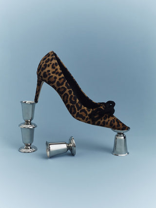 Catena leopard-print calf hair high-heel pump - Maison OrientSerena UziyelMaison OrientPump