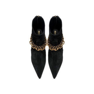 Catena Notte black suede ankle boot - Maison OrientSerena UziyelMaison OrientAnkle Boot