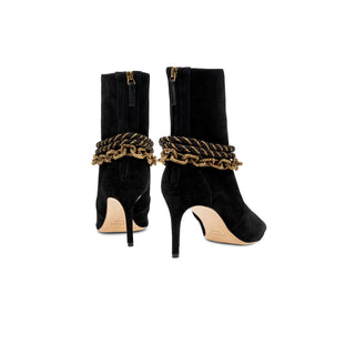 Catena Notte black suede ankle boot - Maison OrientSerena UziyelMaison OrientAnkle Boot