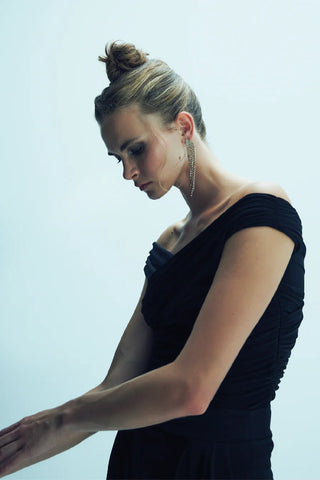 Cheri Jersey Blouse in Black - Maison OrientNazli CerenMaison OrientClothing