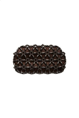 Chocolate Tebea Clutch - Maison Orient0711Maison OrientHandbags