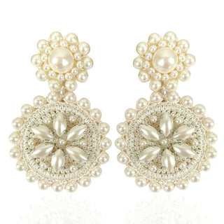 Cream Flower Drop Pearl - Maison OrientPinar OzevlatMaison OrientJewelry