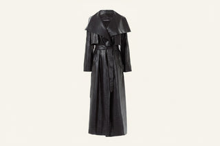 CROCO EMBOSSED BUCKLE TRENCH - Maison OrientKris MaranMaison OrientClothing