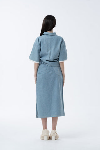 CRYSTAL Denim Shirt - Maison OrientMAETMaison OrientTop