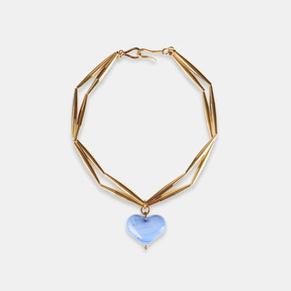 Cuore Duo Necklace - Cornflower - Maison OrientTohum DesignMaison OrientJewelry