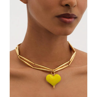 Cuore Duo Necklace - Lemon - Maison OrientTohum DesignMaison OrientJewelry