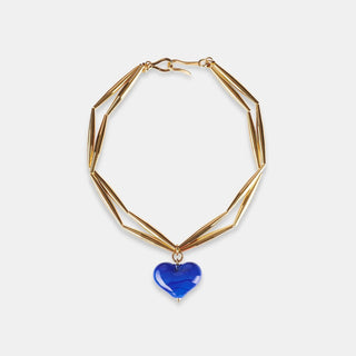 Cuore Duo Necklace - Sky Blue - Maison OrientTohum DesignMaison OrientJewelry