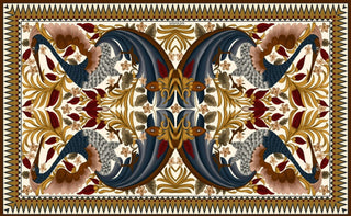 Cybele Navy Sarong - Maison OrientWEMAVEMaison OrientScarves